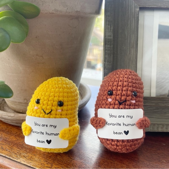 Positive beans - you are my favorite human bean - stuffed coffee bean brand new - Picture 5 of 7